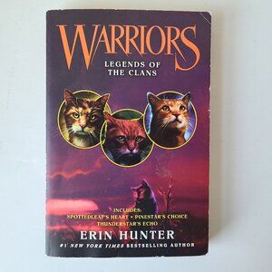 5/$12 Book Legends of Clans Warriors Novellas Series Hunter Spottedleaf Pinestar